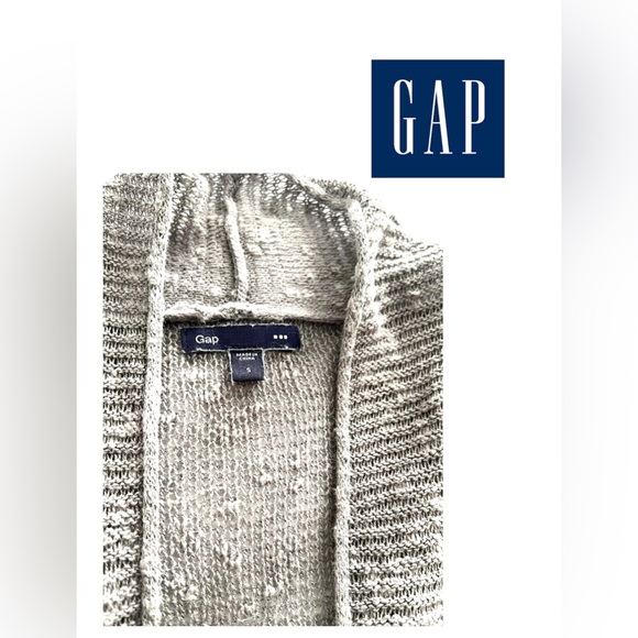 Gap lightweight gray mesh sweater size small y2k - Picture 2 of 2